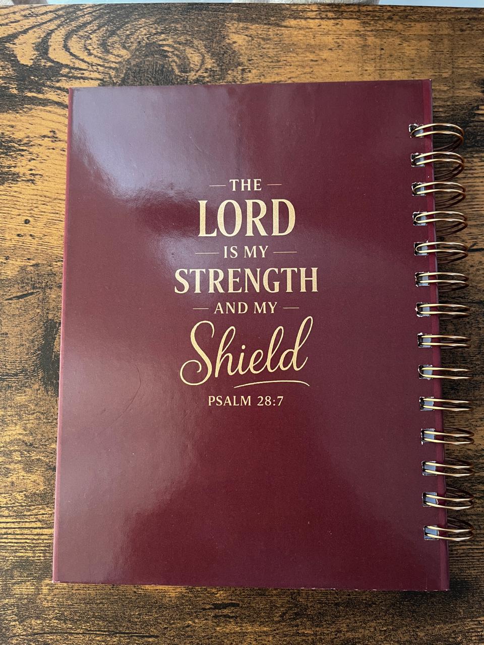 Strength in the Lord – Personalised Faith Notebook