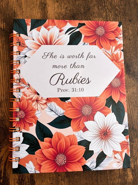 She Is Worth Far More Than Rubies | Faith Journal