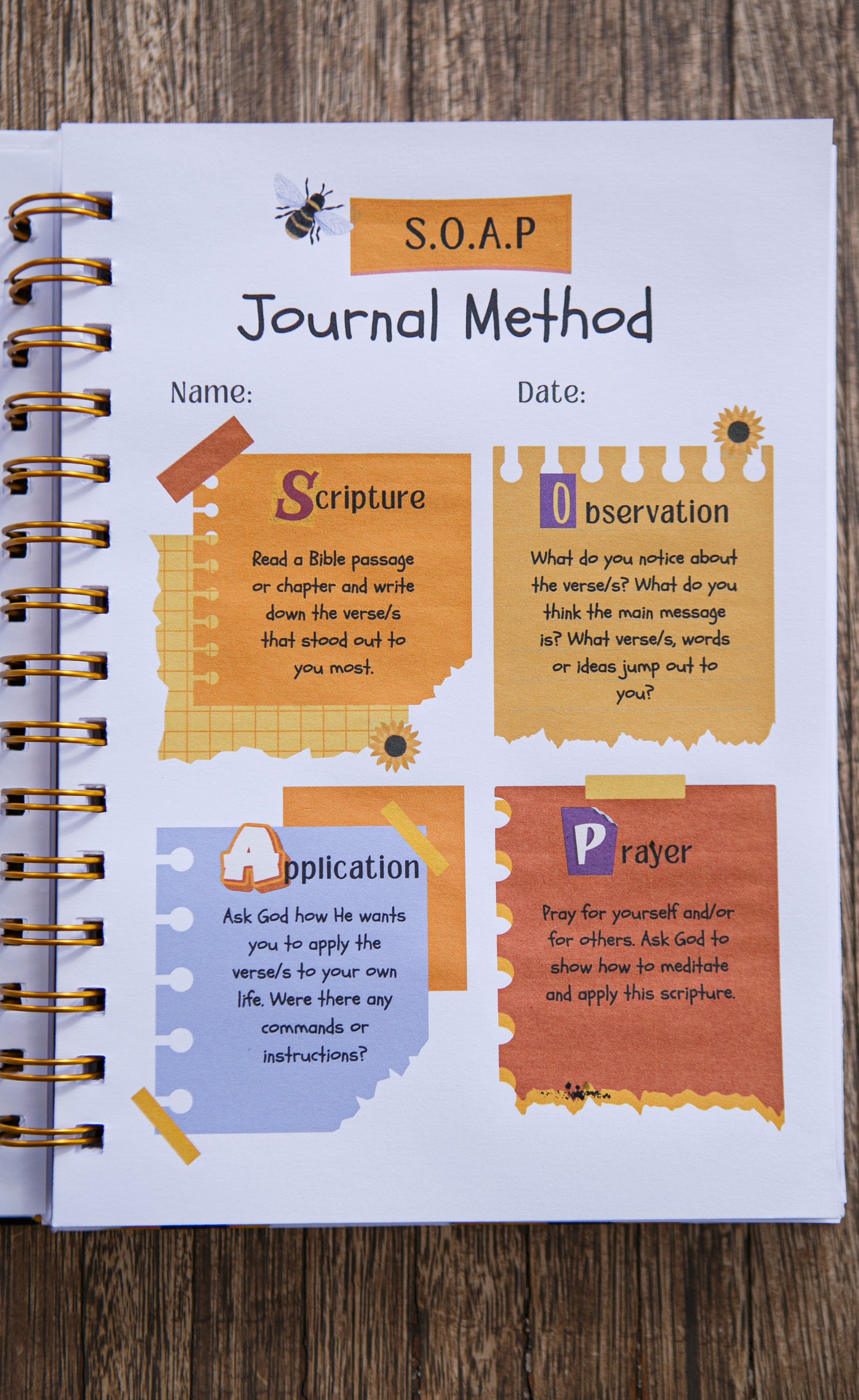 Sunflower SOAP Journal